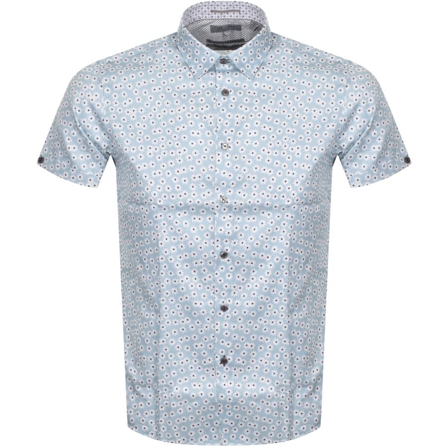Alternative Image for ProductTed Baker Relax Short Sleeved Shirt Blue1